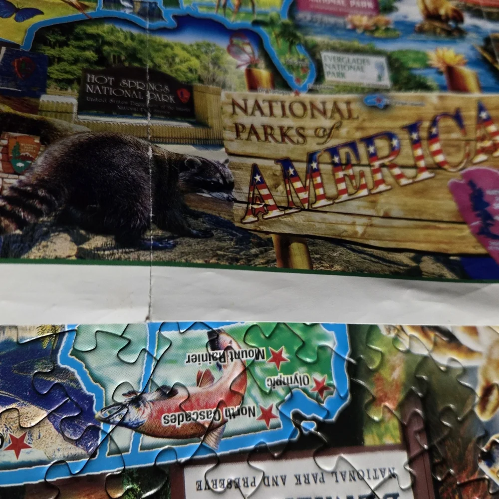 Master Pieces National Parks Of America 1000 Piece Jigsaw Puzzle GUC - Picture 5 of 8